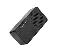 jojofuny Soundbar USB Plug And Play per Laptop Mini Subwoofer Speaker Altoparlante Nero Audio Nitido per Computer Tablet Telefoni Cellulari Videogiochi