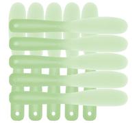 jojofuny Spatola Cosmetica in Silicone, 10 Pezzi, per Maschera Viso e Make-up, Facile da Pulire, Manico Comodo per Casa e Saloni di Bellezza
