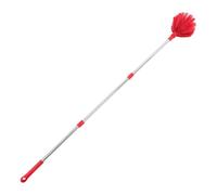 jojofuny Spazzola Per La Pulizia Delle Ragnatele Con Asta Lunga 1,4 M, Spolverino Per Esterni e Soffitti Alti Con Setole Robuste, Kit Per Lavaggio Vetri e Rimozione Ragnatele Da Tetti e Pareti