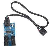 jojofuny Splitter di Estensione Connettore USB Adattatore per Connettore USB Pin Moltiplicatore di Porte Pin Splitter per Hub di Estensione Adattatore