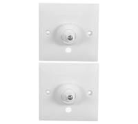 jojofuny Staffa di Montaggio a Parete Infrarossi Pir Regolabile 180° per Sensore Allarme, Supporto per Allarme Casa, Ufficio e Camper, Staffa Robusta Dissipazione Termica, Set da 2