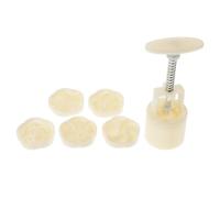 jojofuny Stampi per Mooncake Fatti a Mano 50G Set da 5 in Plastica Pressa Manuale Utensili da Forno per Dolci Fai da Te Accessori Cucina per Preparazione Mooncake Artigianali