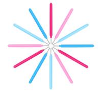 jojofuny Strumenti per Quilling 16 Pezzi Penne Quilling Carta Ago Arricciatura e Strumento Scanalato Kit Completo per Creazione Biglietti Fai da Te Blu Azzurro Rosso Rosa per Artigianato