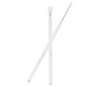 jojofuny Strumenti per Scolpire Argilla 2 Pezzi in Acciaio Inossidabile, Aghi per Ceramica Antiruggine Impugnatura Antiscivolo, Utensili di Dettaglio per Modellazione e Intaglio