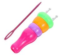 jojofuny Strumento per Tessere Fai da Te in Plastica ABS 2 Pezzi, Macchina per Maglieria di Lana e Filati, Accessorio per Lavori Artigianali Come Sciarpe e Braccialetti, Colore Casuale
