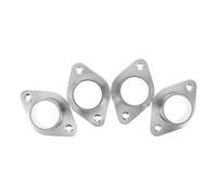 jojofuny Supporti per Aste per Armadio in Acciaio 4 Pezzi Flangia a Sfera Staffe Terminali Robuste per Montaggio a Parete Accessori per Armadi da Camera da Letto Compatibili Tubi