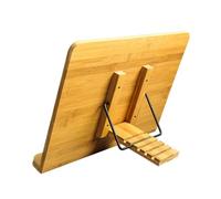 jojofuny Supporto Libri Regolabile in Nanmu Leggio per Scrivania Libro Tavolo con Angolo Inclinabile per Ergonomica e Comfort Prolungato