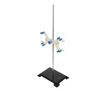 jojofuny Supporto per Buretta e Morsetto per Provette in Ferro Porta-Provette Multiplo per Laboratori Chimici e Attrezzature Scientifiche
