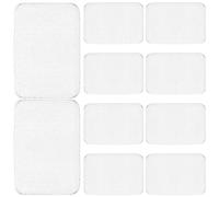 jojofuny Tappetini in Rete per Griglia da Esterno in Alluminio Resistenti al Calore Set 10 Pezzi Monouso per Barbecue, Picnic e Cucina All’aperto, Tappetini Antiaderenti per