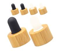 jojofuny Tappi Contagocce per Olio Essenziale 6 Pezzi Coperture per Bottiglie di Trucco Chiusura Ermetica Compatibili Flaconi Aromaterapia Uso Domestico