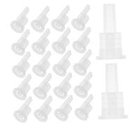 jojofuny Tappi di Chiusura per Bottiglie Olio Essenziale Tappo Interno in Plastica, Set 200 Pezzi, 18 Denti per Dosaggio Preciso, Anti-perdita, per Uso Personale e Fai da Te