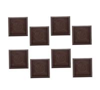 jojofuny Tappi Fermamobili Quadrati in Plastica, Cuscinetti Per Mobili e Protezioni Per Pavimenti, Set Da 10 Pezzi, Adatti Per Divani, Letti e Armadi, Supporti Antiscivolo Per La Casa