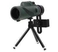 jojofuny Telescopio Monoculare Portatile a Lunga Distanza per Birdwatching Esterno Escursionismo Osservazione Notturna Antiappannamento