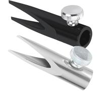 jojofuny Temperamatite per Trucco Doppio 2 Pezzi Temperamatite per Eyeliner e Labbra in Metallo Piccolo Portatile per Sopracciglia Uso Domestico e Scolastico Set Compatto Nero e