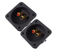jojofuny Terminale Per Scatola Altoparlante Di Facile Installazione Placcato Oro A Pressione Per Kit Di Altoparlanti Subwoofer
