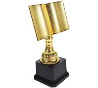 jojofuny Trofeo D'oro Tazze Trofeo A Forma Di Libro Trofeo Vincitore Trofeo Lettura Trofei Primo Premio Del Campione Regalo Per La Lettura Forniture