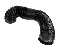 jojofuny Tubo in lamina di alluminio flessibile condotto d'aria tubo dell'asciugatrice canalizzazione in lamina di alluminio foglio di alluminio Black