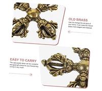 jojofuny Vajra in Pendente Decorativo Versatile per Portachiavi e Accessori DIY con Finitura Vintage Ciondolo Religioso Unisex per Uomo