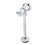 jojofuny Valvola di Scarico per Piccolo Orinatoio in Rame Argento Pulsante Manuale a Pressione e Funzione di Ritardo per Bagno Ecologico e Funzionale