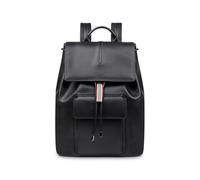JOJOJ Zaino da uomo in pelle, alla moda e casual, con grande capacità, borsa for computer, zaino in pelle di mucca for uomo