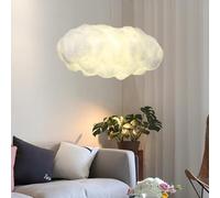 JOJOM 3D Simulation Cloud Pendant Light Creative Cotton Cloud Chandelier PVC Floating Cloud Ceiling Light Decorative Cloud Ceiling Lamp Clouds Chandelier for Dining Room, Living Room, Shopping Mall(Co