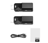 Jojomino 1 Set 50M -Compatibile Extender Adattatore -Compatibile con RJ45 Network Extender Amplificatore di segnale di trasmissione