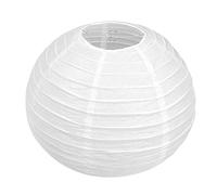 Jojomino 1 x lanterna cinese giapponese di carta lanterna paralume per feste di matrimonio, 40 cm, crema