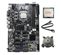 Jojomino 12 Schede B75 BTC Mining Scheda Madre+CPU+CPU Fan+SATA 12 PCI-E a USB3.0 Slot LGA1155 DDR3 MSATA ETH