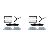 Jojomino 12X Rullo Laterale Filtro HEPA Mop Panno Rag per Qihoo 360 S7 Pro Robot Aspirapolvere Ricambi Accessori