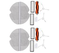 Jojomino 16Pcs Kit Parti di Ricambio per 1C Accessori Robot Rullo Laterale Filtro HEPA Principale Mop
