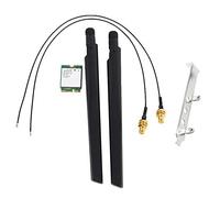 Jojomino 1730 Mbit/S per Dual Band Wireless AC 9560 Desktop Kit Bluetooth 5.0 802.11Ac M.2 CNVI 9560NGW Scheda WiFi con antenna