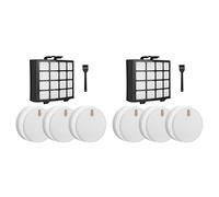 Jojomino 2 set di filtri per aspirapolvere DuoClean PowerFin Stand Aspirapolvere AZ2000, AZ2000W, AZ2002, parte XFFKAZ2000, XHFAZ2000