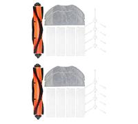 Jojomino 2 Set HEPA Filtri Principali Rulli Spazzole Laterali Spazzole Salviette per Xiaomi Mijia G1 Parti Tettarella