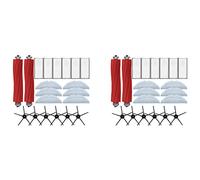 Jojomino 2X per S7 T7S Plus Lato Principale Mops Panni Filtro HEPA Kit Robot Aspirapolvere Accessori