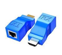Jojomino a RJ45 Network Repeater 2 PCS Extender Trasmettitore e Ricevitore Rete