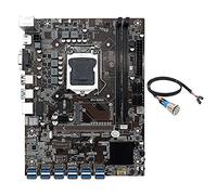 Jojomino B250C 12 Scheda BTC Mining Scheda Madre con Pulsante Metallo Interruttore (1M) 12XUSB3.0 a PICE X1 GPU LGA1151 DDR4 RAM MSATA