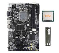 Jojomino B75 12 PCIE ETH Mining Scheda Madre+CPU+Baffle LGA1155 MSATA USB3.0 SATA3.0 Supporto DDR3 RAM B75 BTC Minatore Scheda Madre