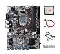Jojomino B75 12USB BTC Mining Scheda Madre+G16XX CPU+SATA +Interruttore +Baffle 12XUSB3.0 B75 ETH Minatore Scheda Madre