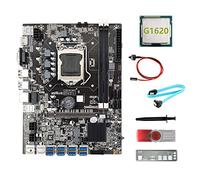 Jojomino B75 8USB BTC Mining Scheda Madre+G1620 CPU+64G USB Driver+ SATA+ Interruttore Grease+Deflettore per ETH Miner