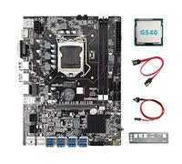 Jojomino B75 8USB ETH Mining Scheda Madre 8XUSB+G540 CPU+SATA +Interruttore +Baffle LGA1155 B75 USB BTC Minatore Scheda Madre