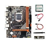 Jojomino B75 Desktop Scheda Madre+I3 3230 CPU+ SATA+ Interruttore+Grasso Termico+Baffle M.2 NVME LGA 1155 per CPU I3 I5