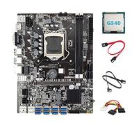 Jojomino B75 ETH Mining Scheda Madre 8XUSB Adattatore+G540 CPU+2XSATA +4PIN a SATA LGA1155 B75 USB Minatore Scheda Madre