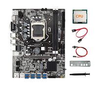 Jojomino B75 ETH Mining Scheda Madre 8XUSB+CPU+Baffle+SATA +Interruttore +Grasso Termico LGA1155 B75 USB BTC Minatore Scheda Madre