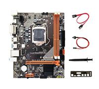 Jojomino B75 Scheda Madre+ SATA+ Interruttore+Grasso Termico+Baffle M.2 NVME LGA 1155 Desktop Scheda Madre per I3 I5 CPU