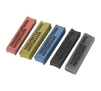 Jojomino Confezione da 5 gomme da cancellare per chitarra, pulitore per lucidare i , strumenti per lucidare i , corda per pulire i (grana 180, 400, 1000, 1500 e 2000)