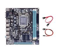 Jojomino H61 Scheda Madre+ SATA+ Interruttore LGA1155 M.2 NVME DDR3 PCIE 16X per Ufficio per PUBG CF Gaming Scheda Madre