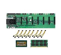 Jojomino HSW1 8 Scheda ETH/BTC Mining Scheda Madre+2955U CPU+Fan+8G DDR3 RAM+8XPower 8PCIE X16 Slot 67mm DDR3 SODIMM RAM MSATA