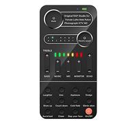 Jojomino Live Sound Card, Commutatore vocale con mini microfono, auricolari, microfono palmare, cambio vocale, effetti sonori
