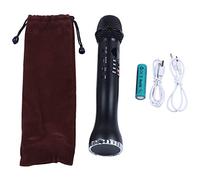 Jojomino Microfono professionale karaoke Altoparlante Wireless Microfono Bluetooth portatile per telefono Microfono a condensatore portatile