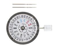 Jojomino Movimento automatico della vigilanza delle parti degli uomini movimento meccanico orologio Nh36 Nh36A movimento automatico giorno data 3 data, Nero